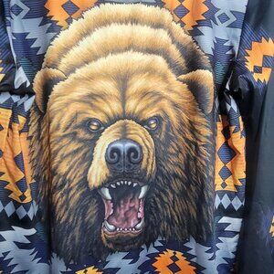 Grizzly Bear Long Sleeve T Shirt Size Medium Nu Trendz